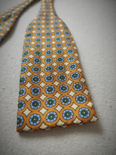 Charger l'image dans la galerie, Nœud papillon vintage orange en pure soie Made in France