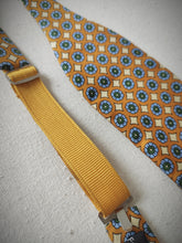 Charger l'image dans la galerie, Nœud papillon vintage orange en pure soie Made in France