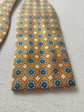 Charger l'image dans la galerie, Nœud papillon vintage orange en pure soie Made in France