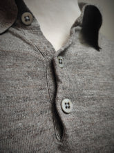 Charger l'image dans la galerie, Suitsupply polo marron clair en lin et coton taille M