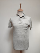 Charger l'image dans la galerie, Suitsupply polo gris clair en coton et lin S