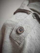Charger l'image dans la galerie, Suitsupply polo gris clair en coton et lin S