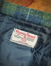 Lade das Bild in den Galerie-Viewer, Harris Tweed jupe portefeuille vintage tartan 36/38