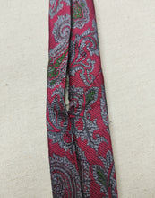 Afbeelding in Gallery-weergave laden, Caleffi Roma X Vivax London cravate paisley soie jacquard Made in England