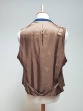 Charger l'image dans la galerie, Harris Tweed X Carl Gross gilet bleu en pure laine vierge 54