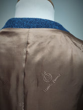 Charger l'image dans la galerie, Harris Tweed X Carl Gross gilet bleu en pure laine vierge 54