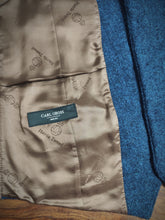 Charger l'image dans la galerie, Harris Tweed X Carl Gross gilet bleu en pure laine vierge 54