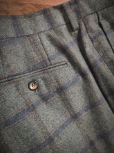 Afbeelding in Gallery-weergave laden, Laboratori Italiani pantalon à carreaux en laine et cachemire 52