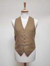 Charger l'image dans la galerie, Cyrillus gilet de costume vintage à carreaux en laine 48