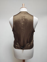 Charger l'image dans la galerie, Cyrillus gilet de costume vintage à carreaux en laine 48