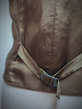 Charger l'image dans la galerie, Cyrillus gilet de costume vintage à carreaux en laine 48