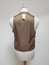 Charger l'image dans la galerie, Cyrillus gilet de costume vintage à carreaux en laine 48