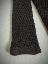 Charger l'image dans la galerie, Nina Ricci Paris cravate tricot vintage en alpaga et laine