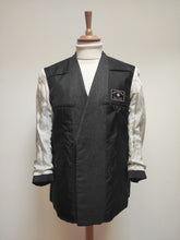 Afbeelding in Gallery-weergave laden, Façonnable costume croisé gris en laine et cachemire 46