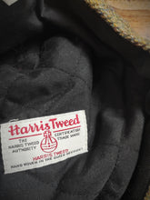 Charger l'image dans la galerie, Harris Tweed casquette plate en pure laine à carreaux XL