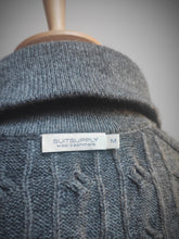 Charger l'image dans la galerie, Suitsupply cardigan torsadé col châle en laine et cachemire M