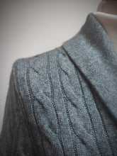 Charger l'image dans la galerie, Suitsupply cardigan torsadé col châle en laine et cachemire M