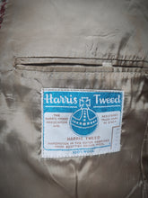 Charger l'image dans la galerie, Harris Tweed blazer vintage tweed pied de coq en pure laine vierge L
