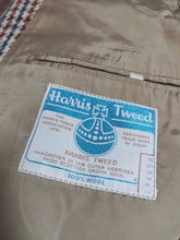 Charger l'image dans la galerie, Harris Tweed blazer vintage tweed pied de coq en pure laine vierge L