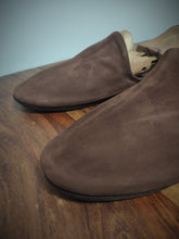 Charger l'image dans la galerie, Bowen mules de voyage en cuir marron Made in England 7 UK / 41 FR