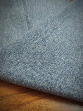 Afbeelding in Gallery-weergave laden, Verdera Luxury pantalon à chevrons 100% laine bleu gris chiné 50 Made in Italy