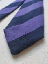 Carica l'immagine nel visualizzatore di Gallery, Façonnable cravate club en cachemire et soie Made in Italy