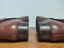 Charger l'image dans la galerie, Tanino Crisci bottines Jodhpur en cuir grainé marron 36,5 FR Made in Italy