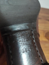 Charger l'image dans la galerie, Tanino Crisci bottines Jodhpur en cuir grainé marron 36,5 FR Made in Italy