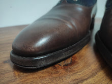 Charger l'image dans la galerie, Septième Largeur bottines tartan Balmoral en cuir de veau marron patiné 7,5 UK/41,5 FR