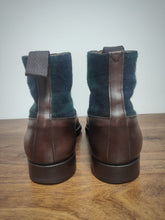 Charger l'image dans la galerie, Septième Largeur bottines tartan Balmoral en cuir de veau marron patiné 7,5 UK/41,5 FR
