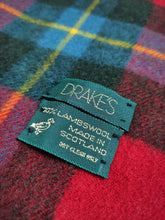 Afbeelding in Gallery-weergave laden, Drake's écharpe tartan 100% laine d'agneau Made in Scotland