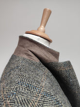 Charger l'image dans la galerie, Harris Tweed X Mario Barutti blazer chevrons à carreaux en laine 52