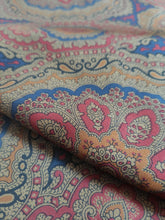 Afbeelding in Gallery-weergave laden, Etro Milano écharpe double face vintage paisley en cachemire et soie Made in Italy