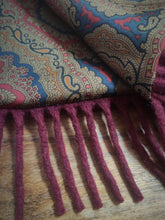 Afbeelding in Gallery-weergave laden, Etro Milano écharpe double face vintage paisley en cachemire et soie Made in Italy