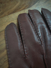 Charger l'image dans la galerie, Dents X Caleffi Roma gants en cuir doublé en cachemire T. 10 / L