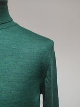 Charger l'image dans la galerie, Suitsupply pull à col roulé vert en laine mérinos M