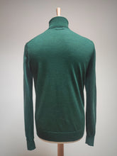 Charger l'image dans la galerie, Suitsupply pull à col roulé vert en laine mérinos M