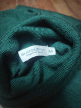 Charger l'image dans la galerie, Suitsupply pull à col roulé vert en laine mérinos M