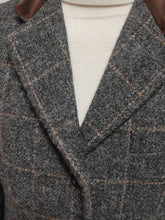 Charger l'image dans la galerie, Cyrillus Paris blazer Harris Tweed femme vintage 46 Made in France