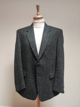 Charger l'image dans la galerie, Burberrys X Harris Tweed blazer vintage en laine 54 / XXL