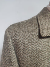 Charger l'image dans la galerie, Everlasting Cheviot X Everwell manteau à chevrons en pure laine peignée Made in France 50
