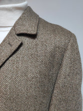 Charger l'image dans la galerie, Everlasting Cheviot X Everwell manteau à chevrons en pure laine peignée Made in France 50