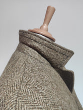 Charger l'image dans la galerie, Everlasting Cheviot X Everwell manteau à chevrons en pure laine peignée Made in France 50