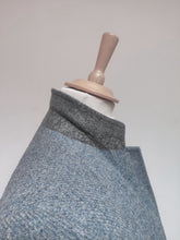 Charger l'image dans la galerie, Blazer vintage en tweed bleu gris en pure laine vierge Harris Tweed 46