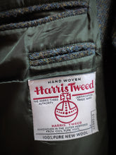 Charger l'image dans la galerie, Harris Tweed blazer trois boutons en pure laine vierge taille 54
