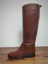 Charger l'image dans la galerie, Carmina Albaladejo bottes cavalières en cuir lisse marron 3,5 UK / 36 FR