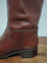 Charger l'image dans la galerie, Carmina Albaladejo bottes cavalières en cuir lisse marron 3,5 UK / 36 FR