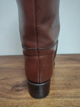 Charger l'image dans la galerie, Carmina Albaladejo bottes cavalières en cuir lisse marron 3,5 UK / 36 FR