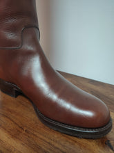 Charger l'image dans la galerie, Carmina Albaladejo bottes cavalières en cuir lisse marron 3,5 UK / 36 FR