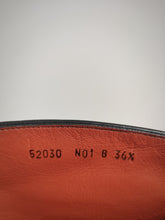 Charger l'image dans la galerie, Santoni bottes cavalières en cuir lisse noir Made in Italy 36,5 FR